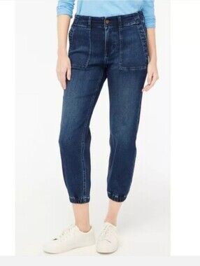 J.Crew Utility Jogger Jeans Signature Stretch with Patch Pockets NWT 26